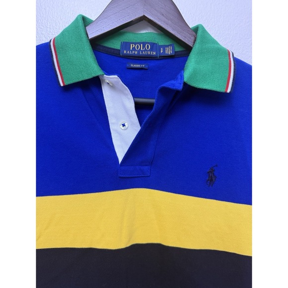 NWOT Ralph Lauren Polo Rugby Shirt Men's Sz S Color block Preppy - Picture 3 of 7